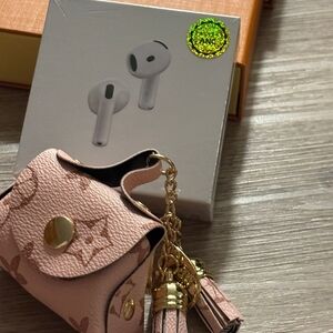 Pink Designer Keychain Pouch